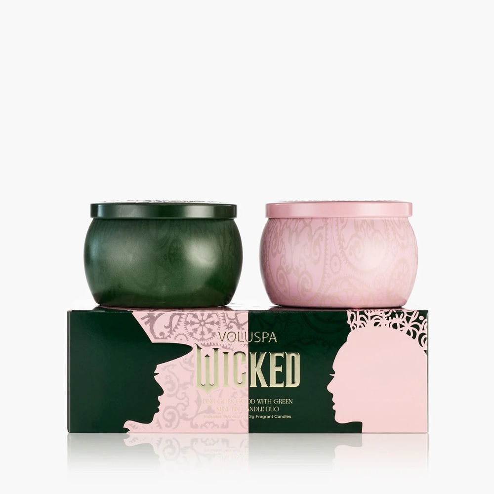Voluspa PINK GOES GOOD WITH GREEN
Mini Tin Gift Set